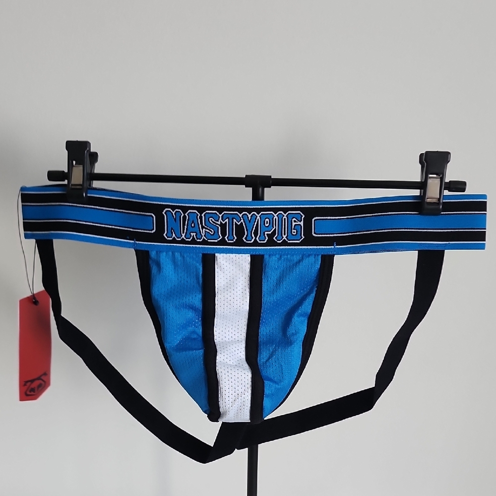 Nasty Pig Vibrant Blue and White Jockstrap